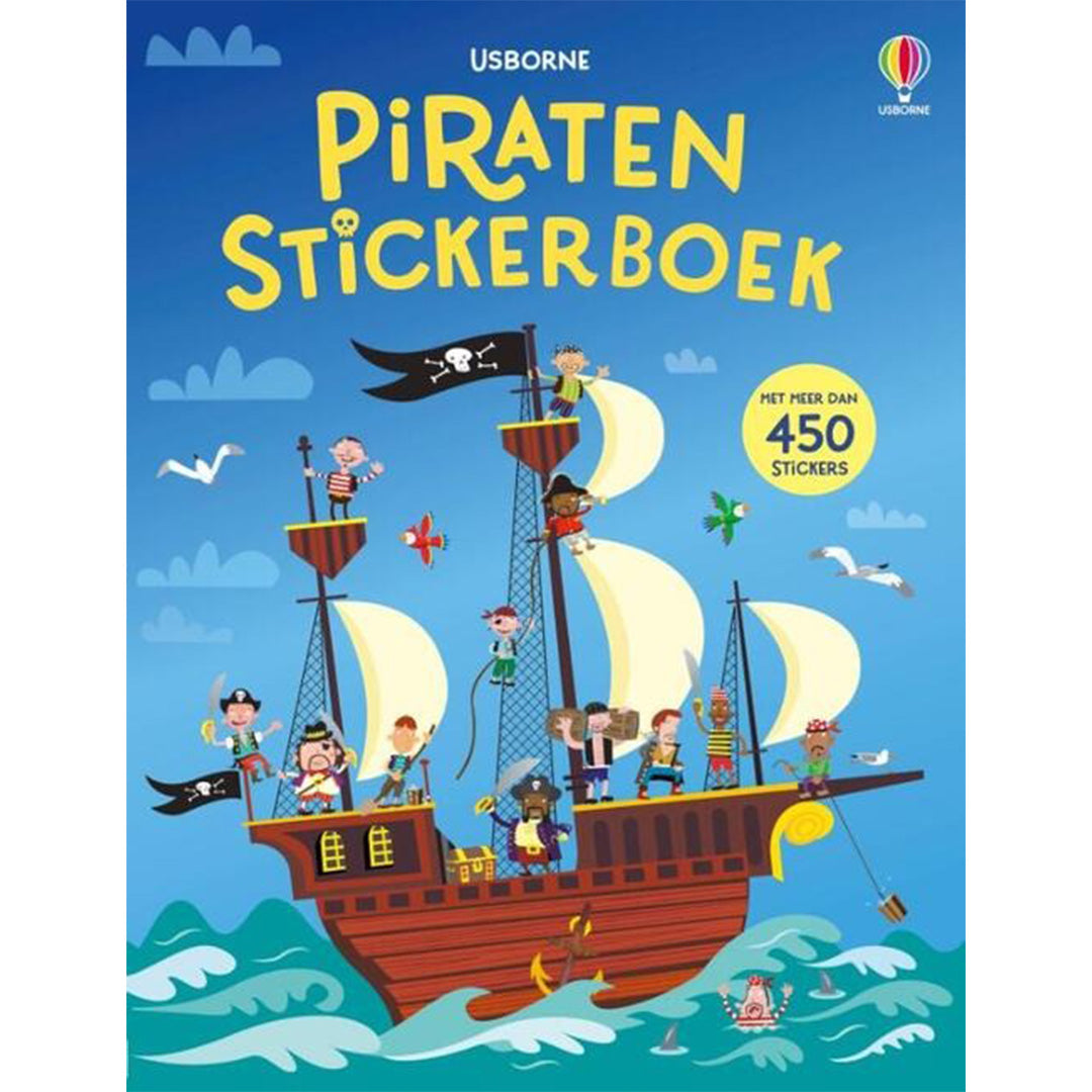 uitgeverij usborne piraten stickerboek