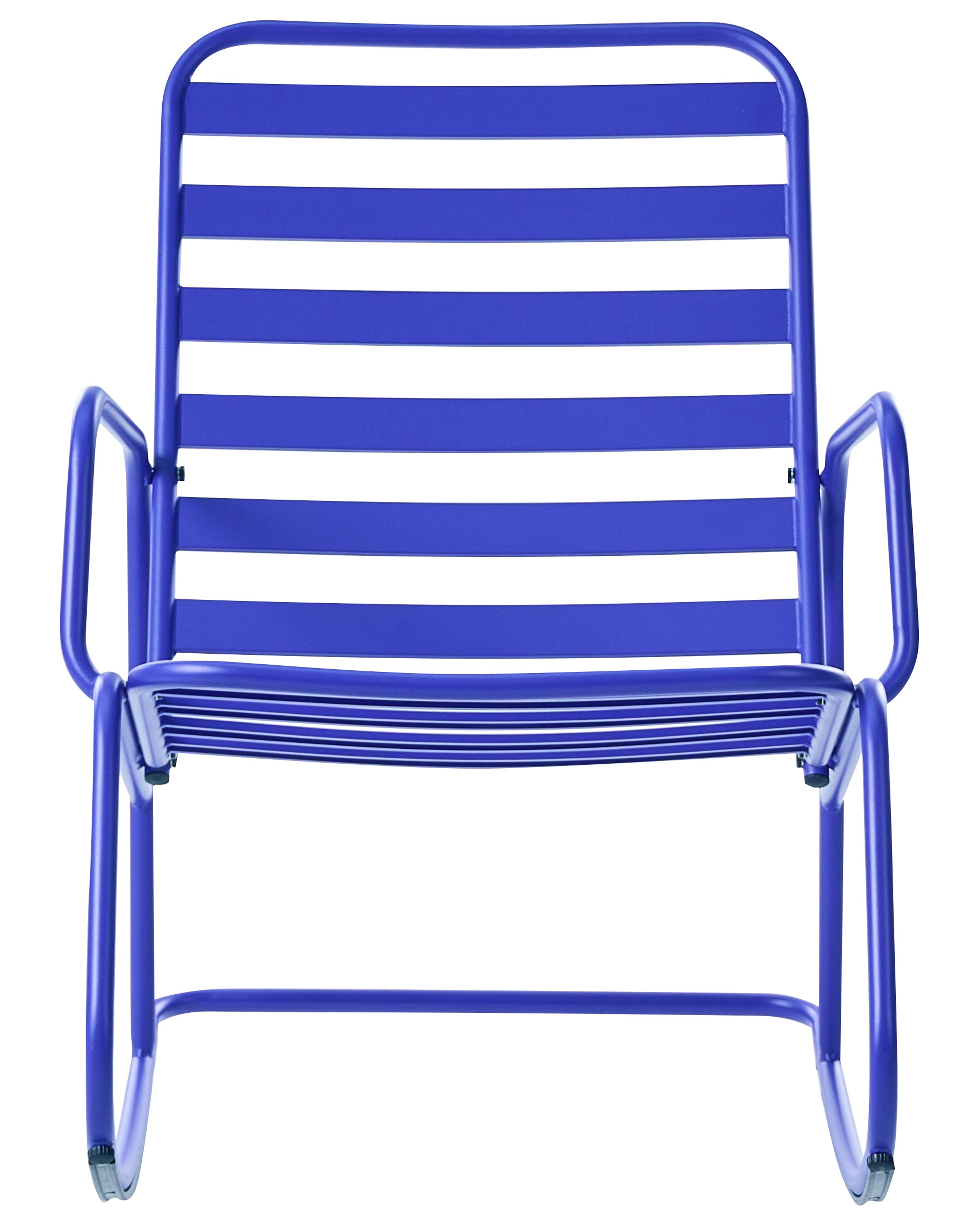 Tuinschommelstoel TURI Metaal Blauw
