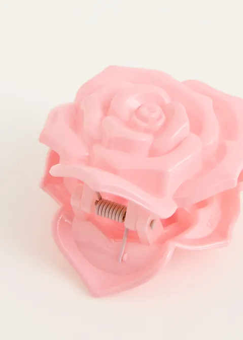 Haarclip roos roze (ROS.L)
