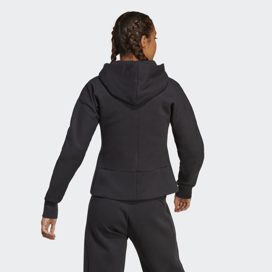 adidas Sweat à Capuche Mission Victory Slim Full Zip - Noir/Blanc Femme