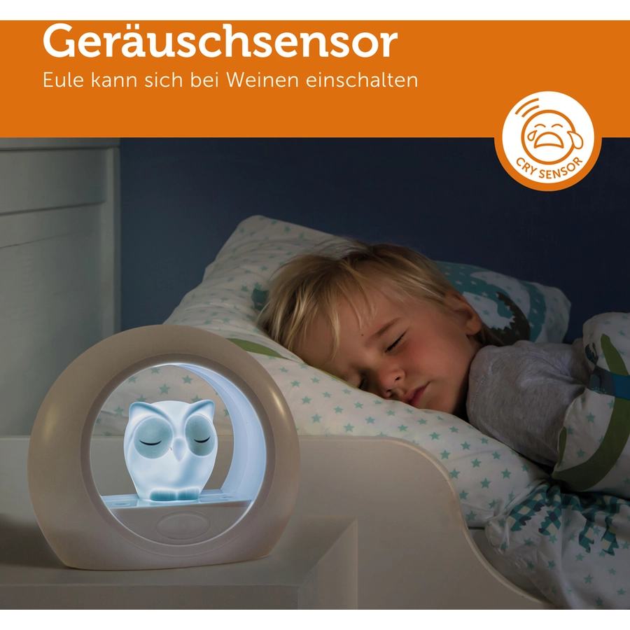 Zazu Nachtlicht LOU, grau