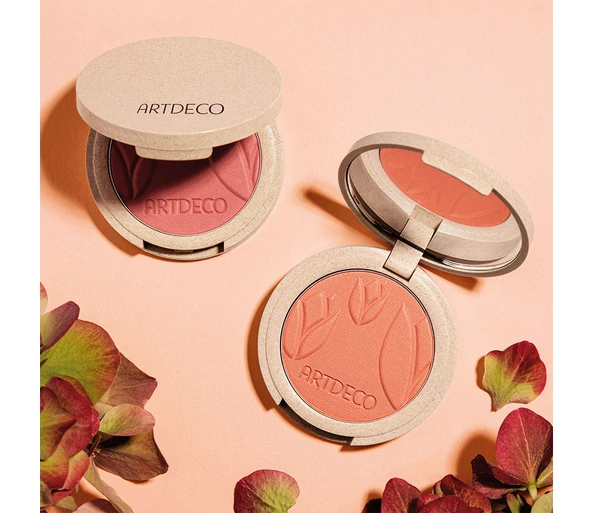 Artdeco green COUTURE Silky Powder Blush20 terracotta cheeks