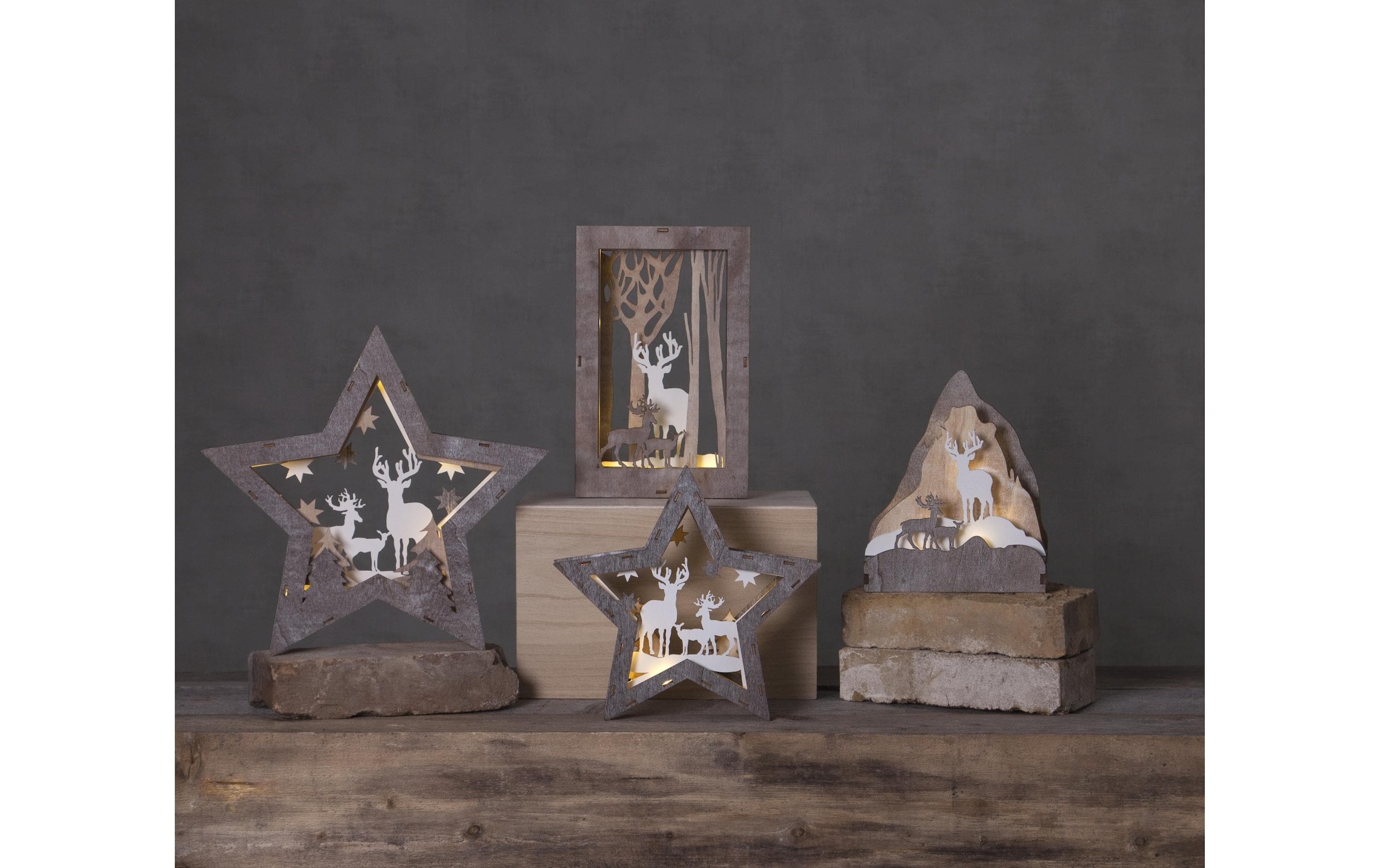 Parforce Traditional Hunting LED Dekofigur »Trading Tischdeko Gebirge Faun«