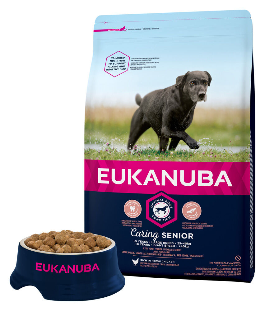 Eukanuba Caring Senior Large Breed - Hondenvoer - 3 Kilogram - kip