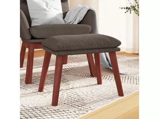Repose-pied Taupe 45x29,5x35 cm Tissu