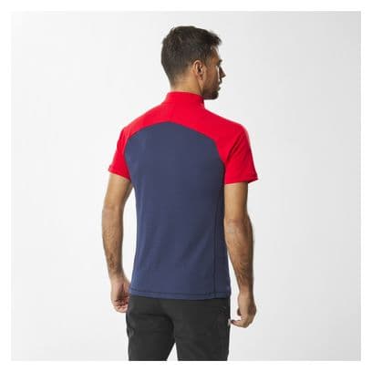 T-Shirt Millet Morpho Homme Rouge Bleu