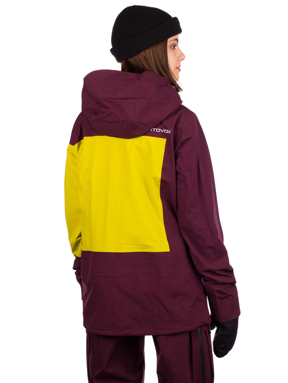 Ortovox 3L Deep Shell Jacket dark wine