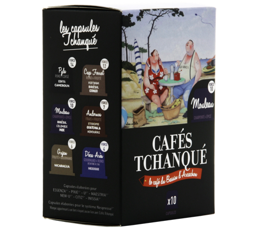 10 capsules Moulleau compatibles Nespresso® - CAFES TCHANQUE