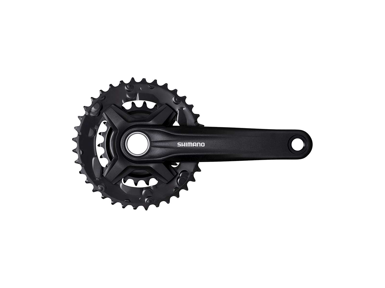 Shimano Kranksæt FC-MT210-2 9 speed 46/30T - Sort