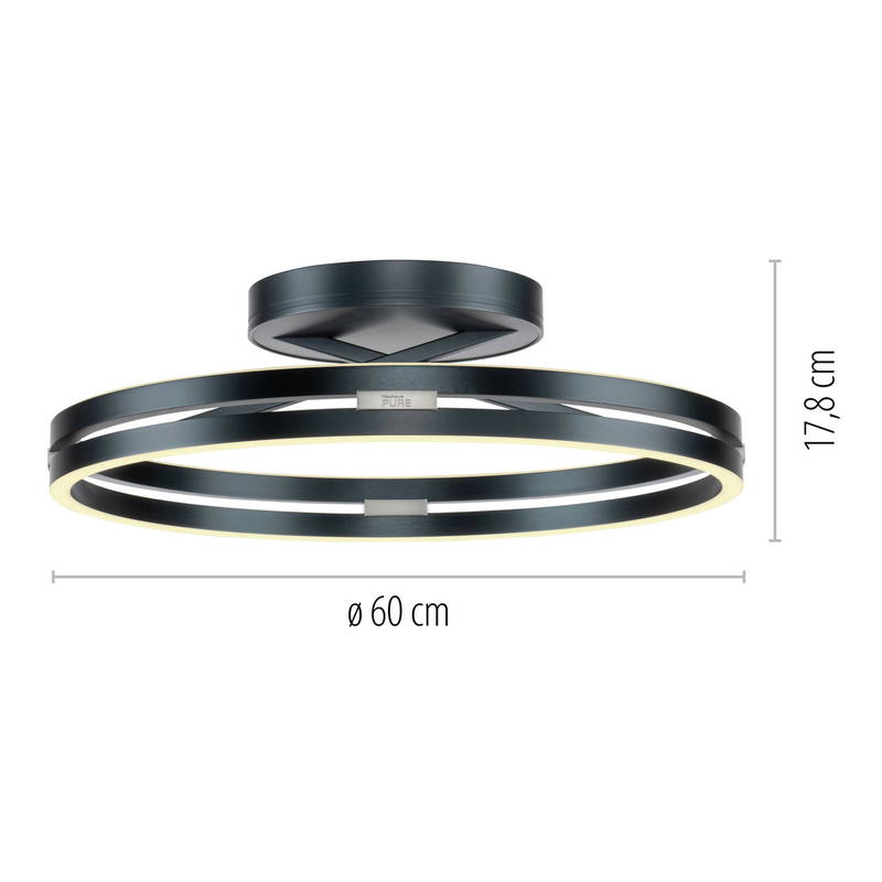 Paul Neuhaus Deckenleuchte PURE LOOP