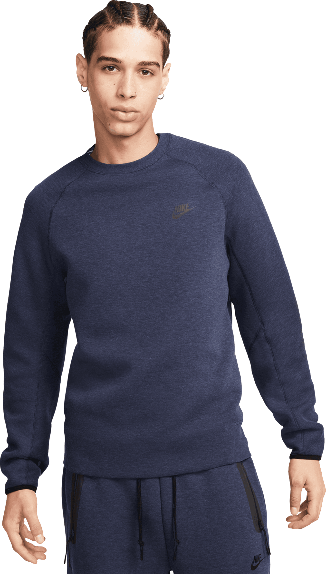 Nike Tech Fleece Crew Sweatshirt Blau F473