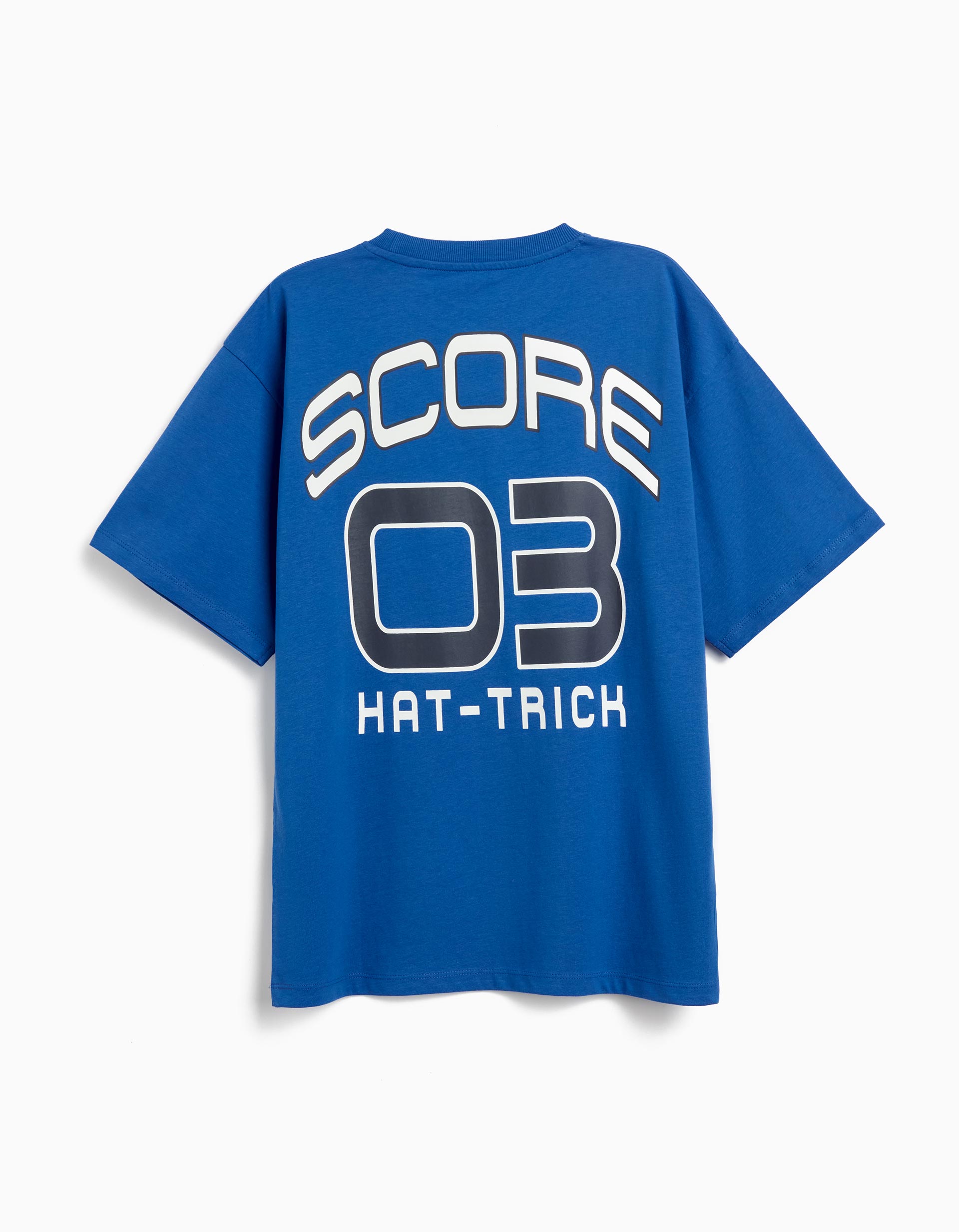 T-shirt Print, Menino, Azul