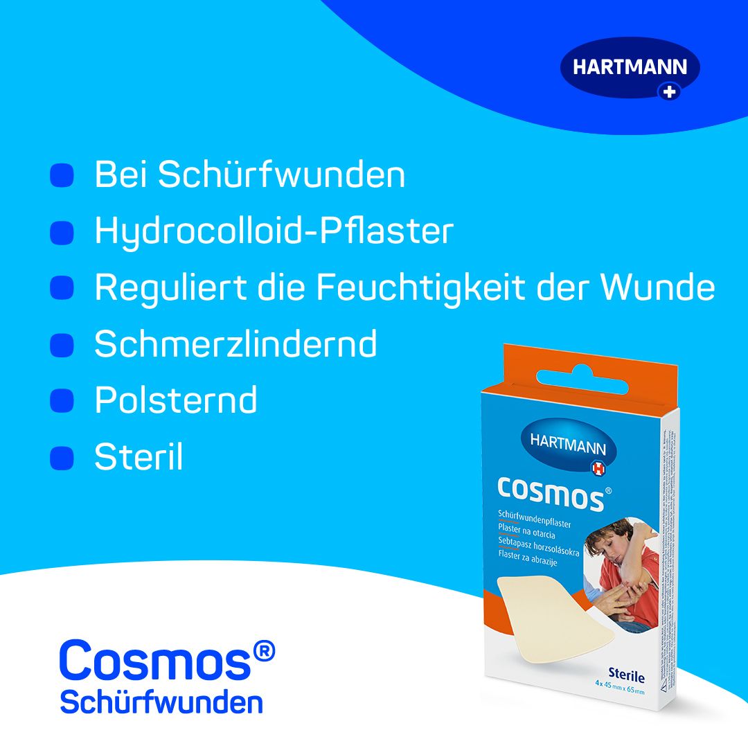 HARTMANN cosmos® Schürfwundenpflaster 45 x 65 mm