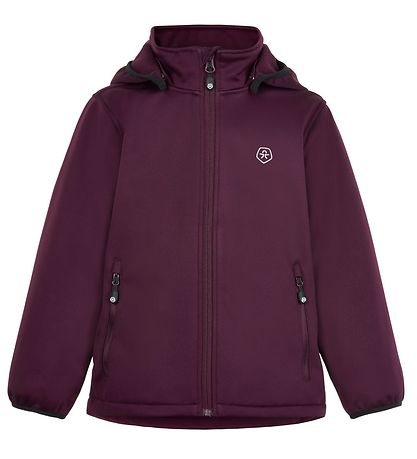 Color Kids Softshelljacke - Potent Purple