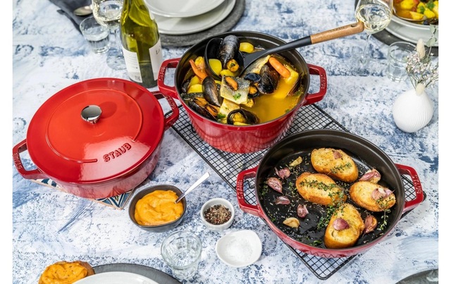 STAUB Topf-Set »Cocotte 4-teilig, 24 cm, 9 l«