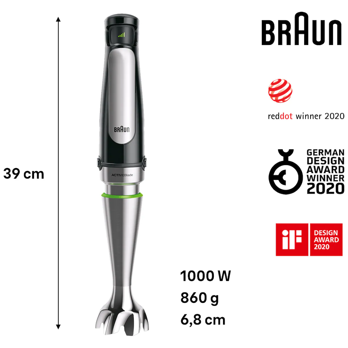 Braun Multiquick 7 Stavmikser MQ7035X