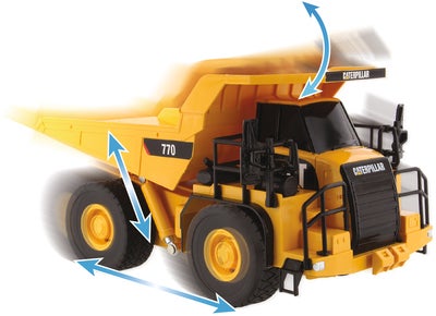 Carrera 1:35 CAT 770 Radiostyrt Gruvelastebil