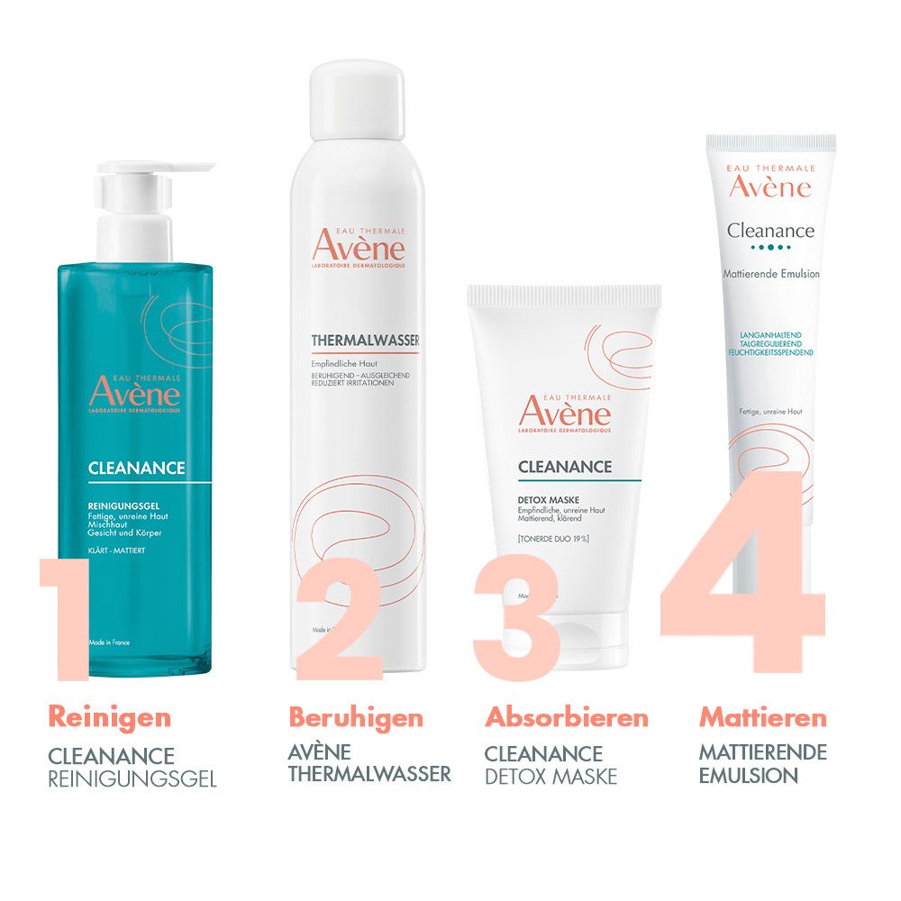 Avène Cleanance Mattierende Emulsion - mattierend bei unreiner Haut