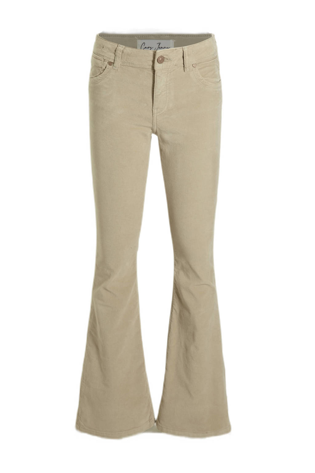 Cars fluwelen flared broek MICHELLE lichtzand