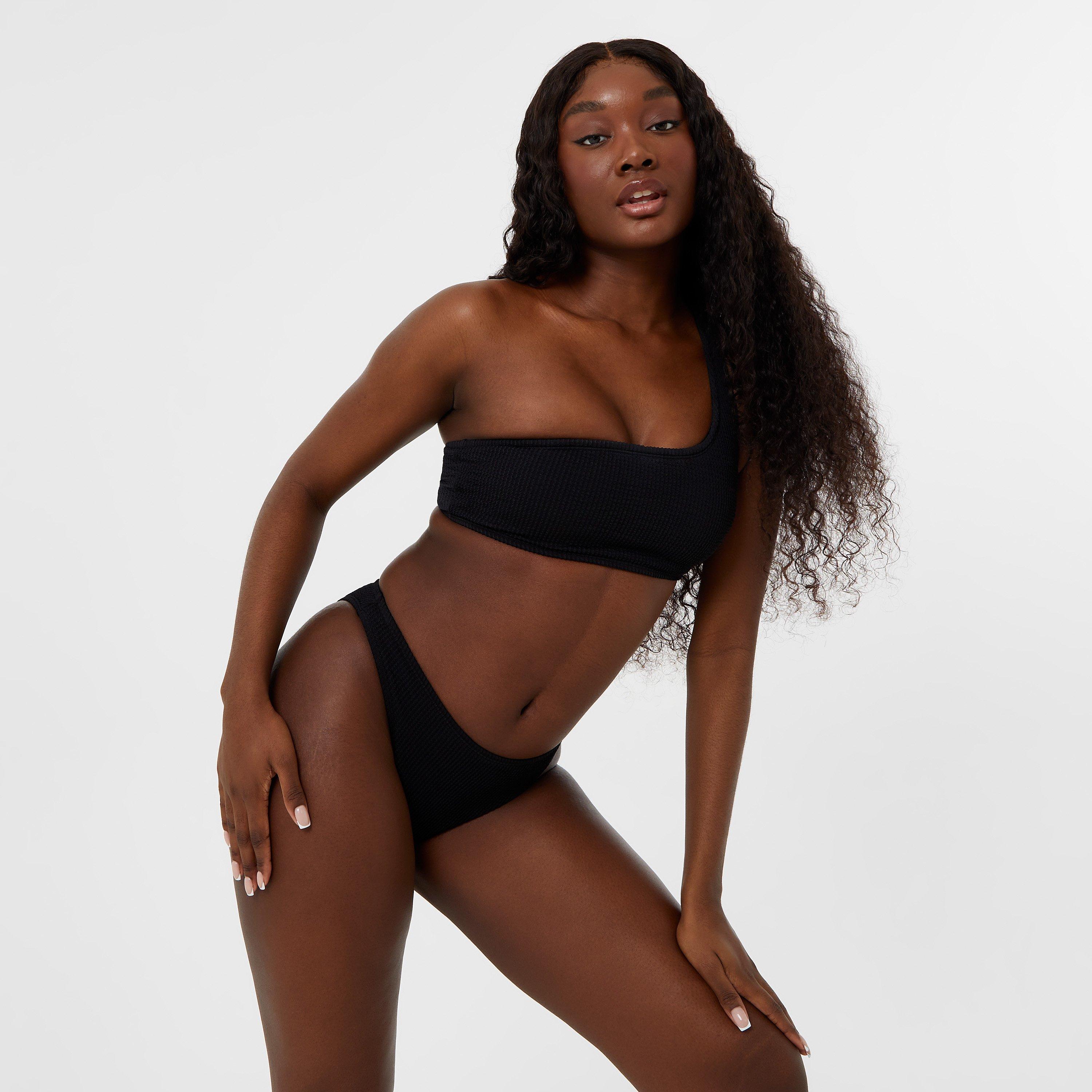 Jack Wills JW Crinkle Asymmetric Bikini Top