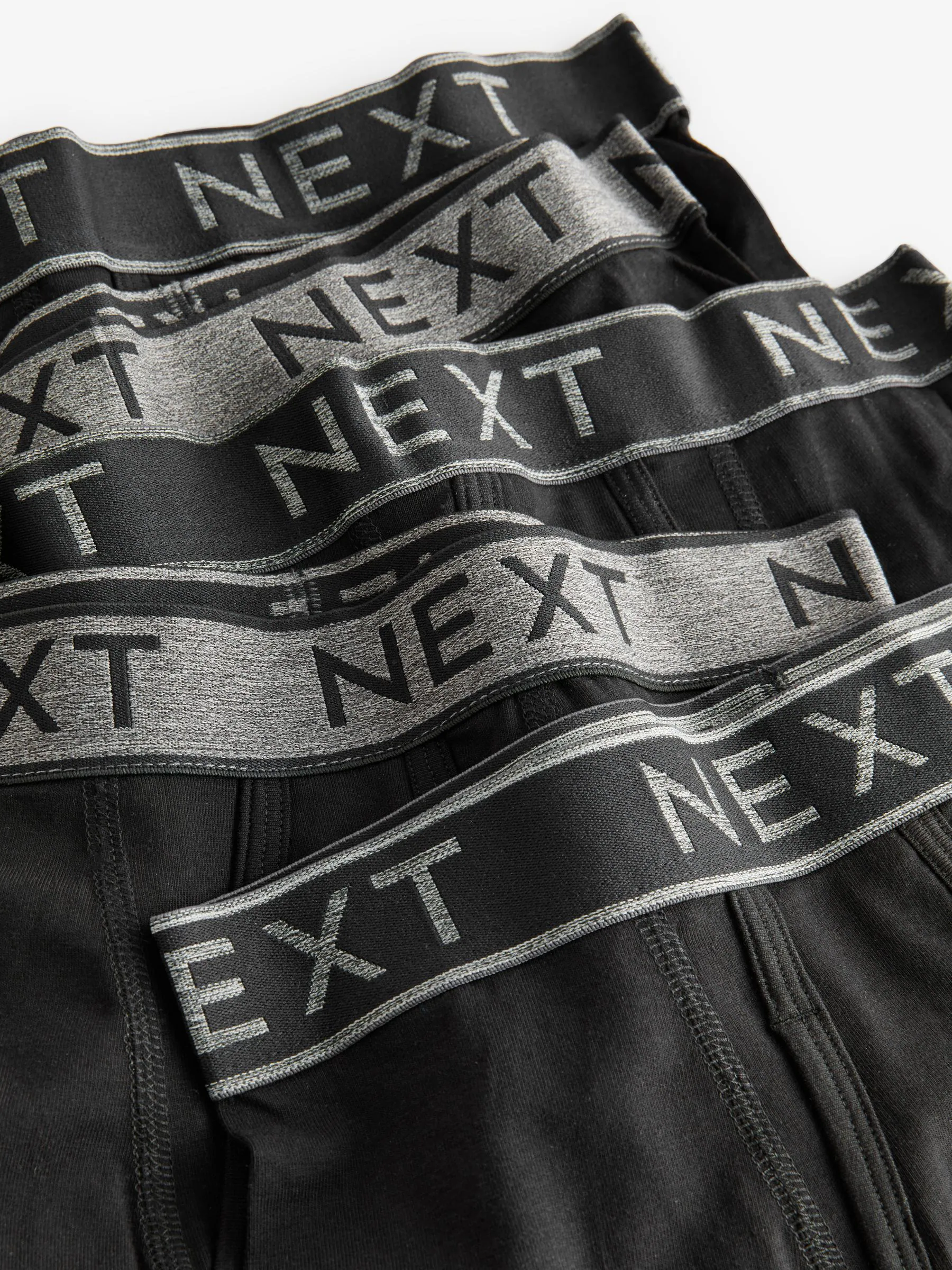 Zwart - Boxershorts met A-front 5 Pack (3-16jr)