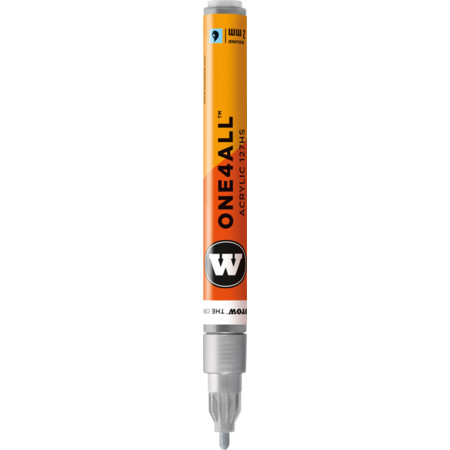 Molotow One4All 127HS 2 mm by MolotowAcrylmarker - metallic silber - 2 mm