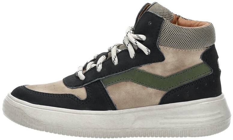 Keq Veterschoenen Hoog zwart
