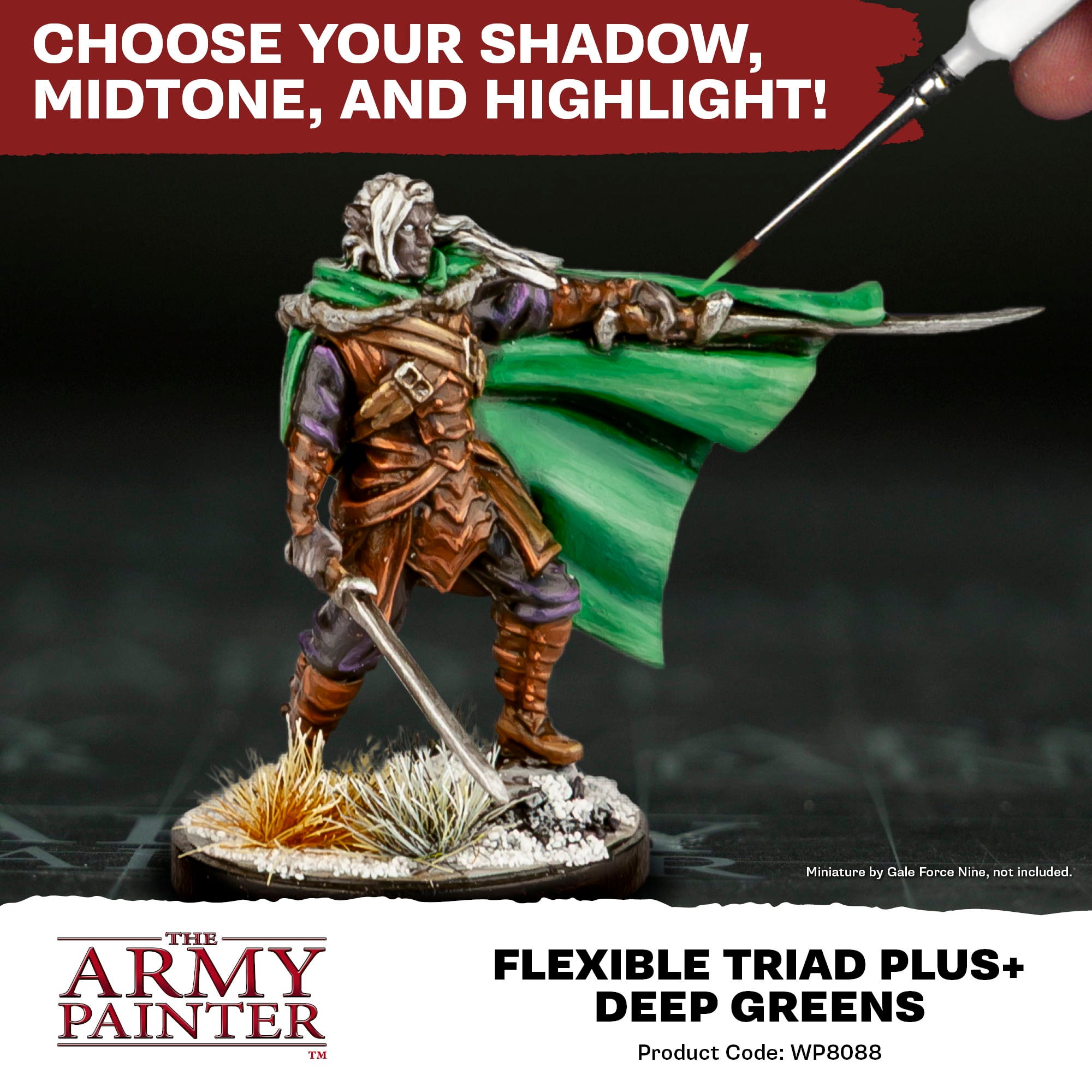 The Army Painter  Warpaints Fanatic: Deep Green Flexible Triad PLUS+    Tauche ein in die Tiefen des Waldes!