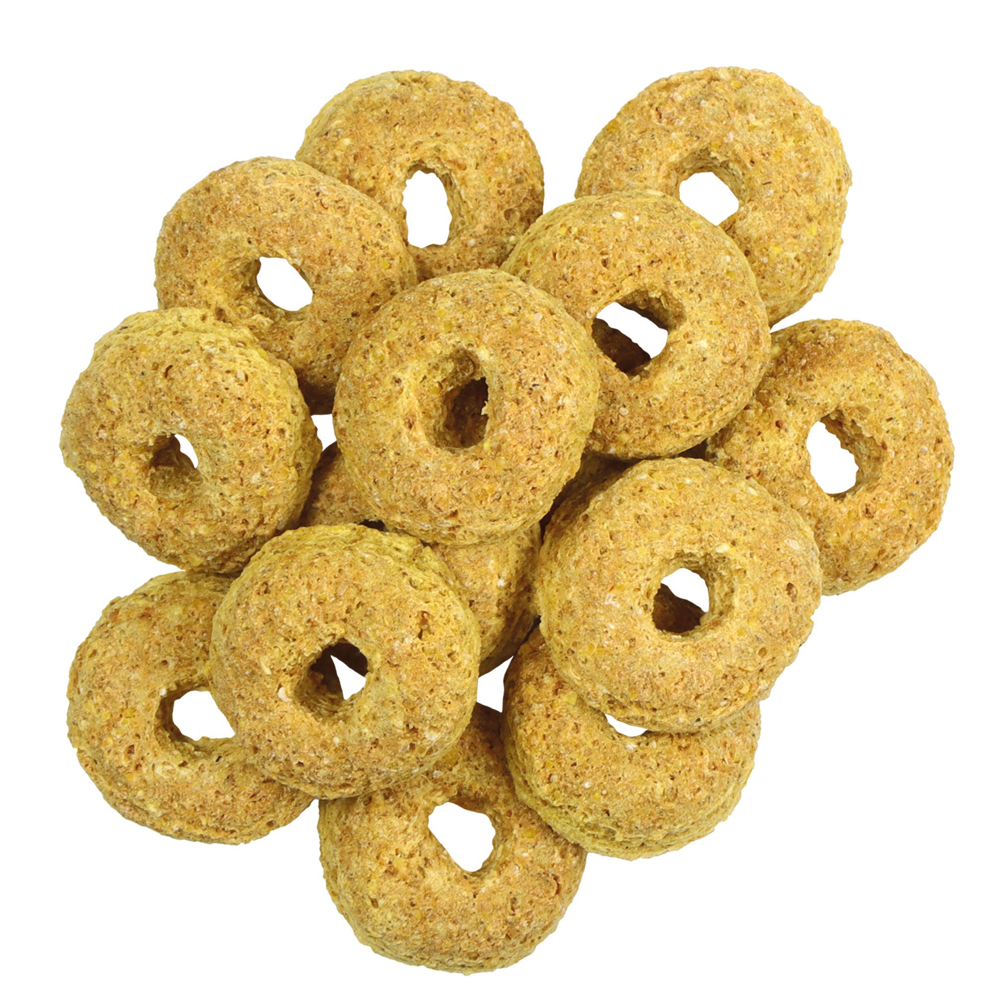 Schecker Bananenringe - vegetarische Hundekekse mit Bananenaroma