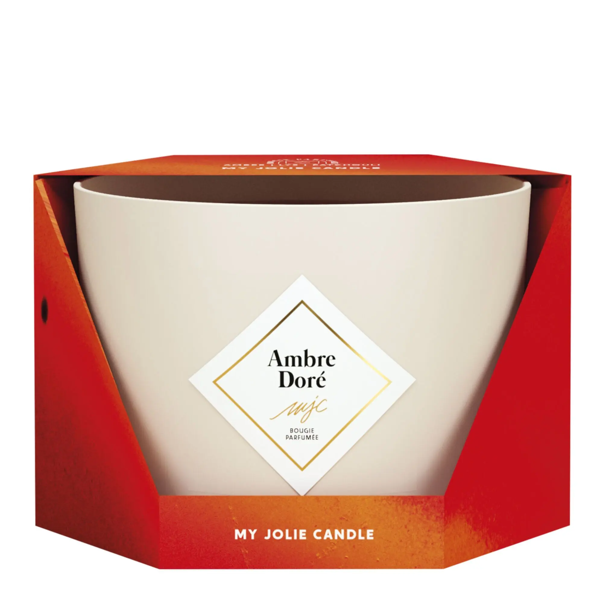 My Jolie Candle - Les Généreuses - Bougie Parfumée Ambre Doré 350g - Bougie