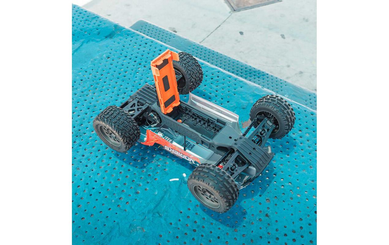 Stadium Truck Vorteks Mega 550 2WD 1:10, RTR, Orange<br>2WD Stadium Truck als RTR Komplettset