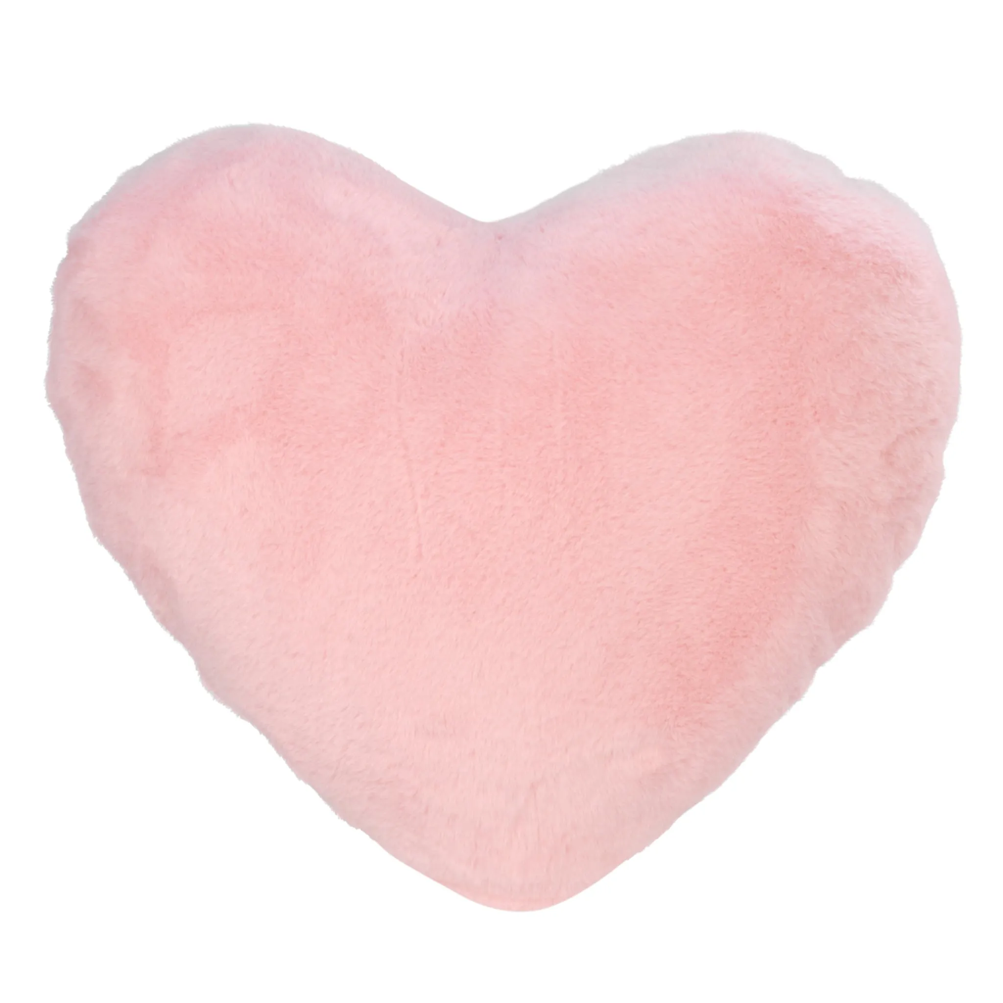 Attitudes Import Coussin Coeur Rose Peluche