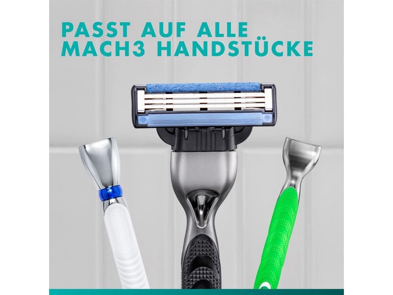 Gillette Rasierklingen Mach3 Standard 25 Stück Ersatzklingen mit Gleitstreifen für ein sanftes Gleiten und neuer Klingenbeschichtung