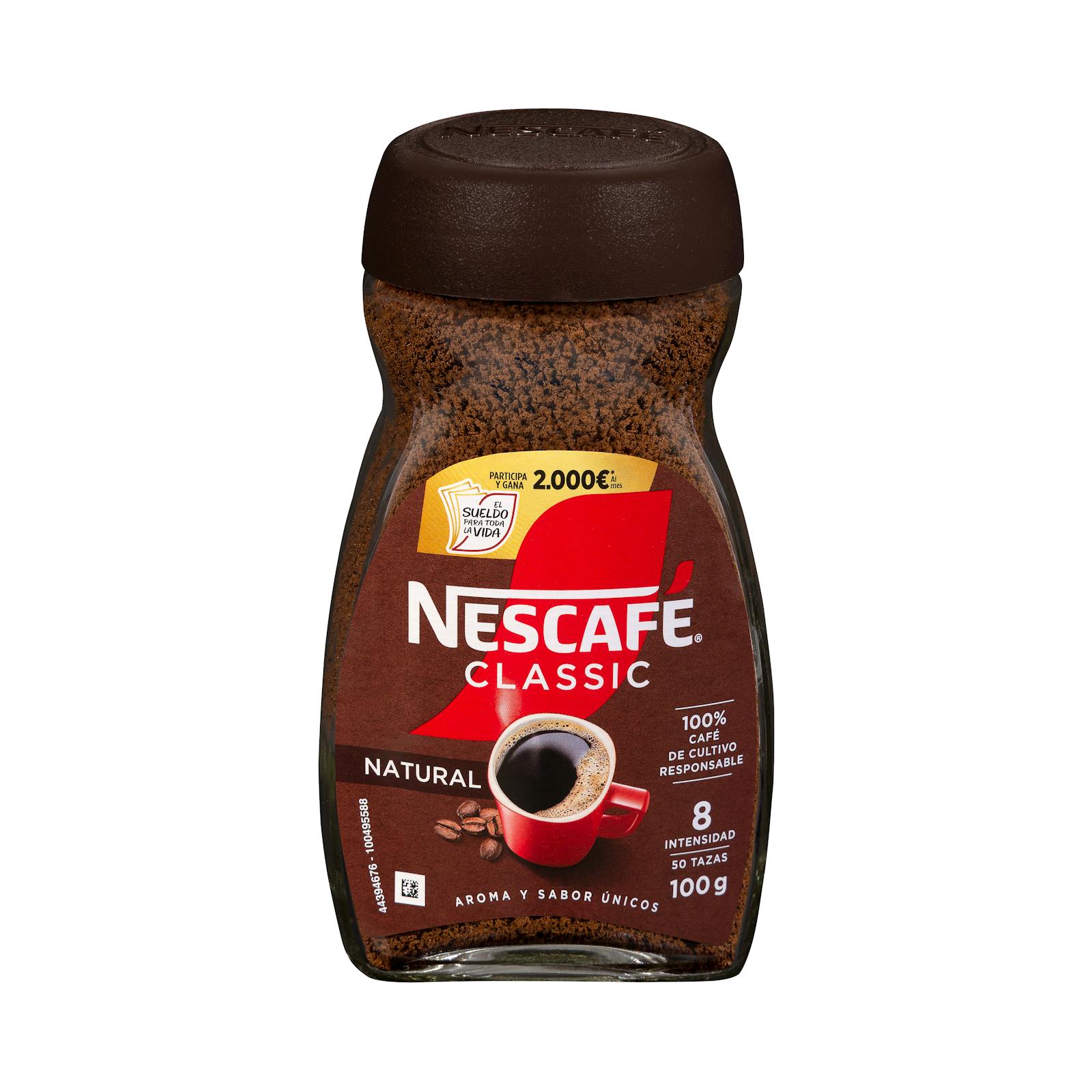 Café soluble naturel classique Nescafé