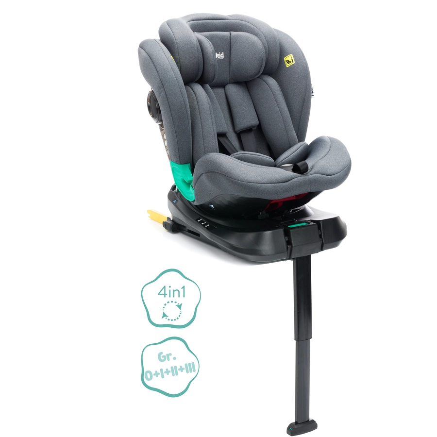 fillikid Reboarder Luca 360 Schwarz Grau