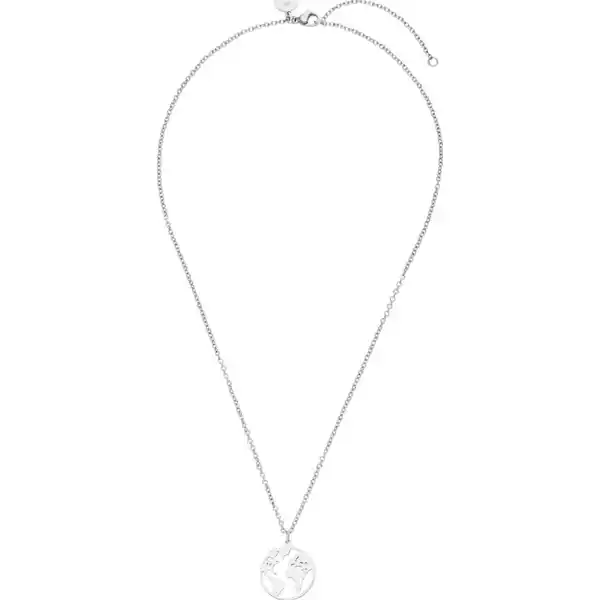Worldmap Kette silber