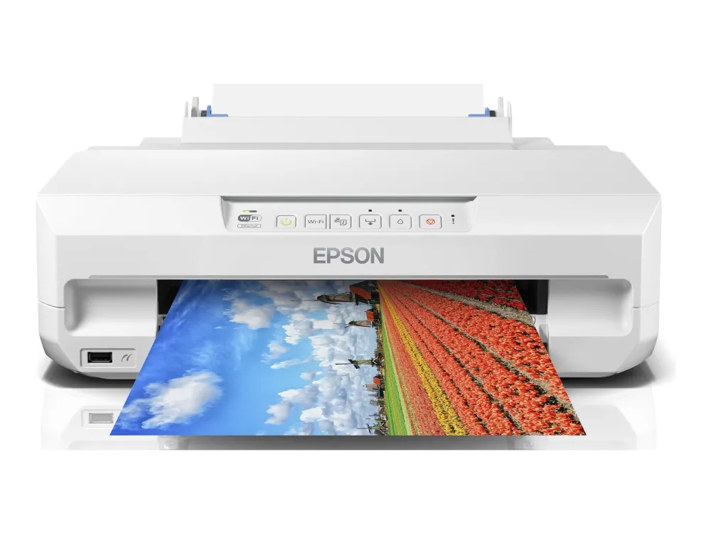 Epson Expression Photo XP-65 - Printer - farve - Duplex - blækprinter - A4/Legal - 5760 x 1440 dpi - op til 9.5 spm (mono) / op til 9 spm (farve) - kapacitet: 100 ark - USB, LAN, Wi-Fi