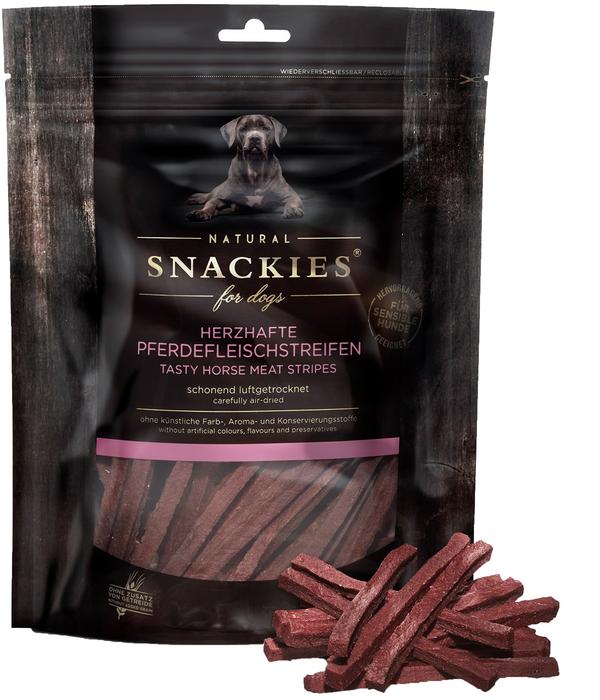 SNACKIES® Hundesnack Pferdefleischstreifen