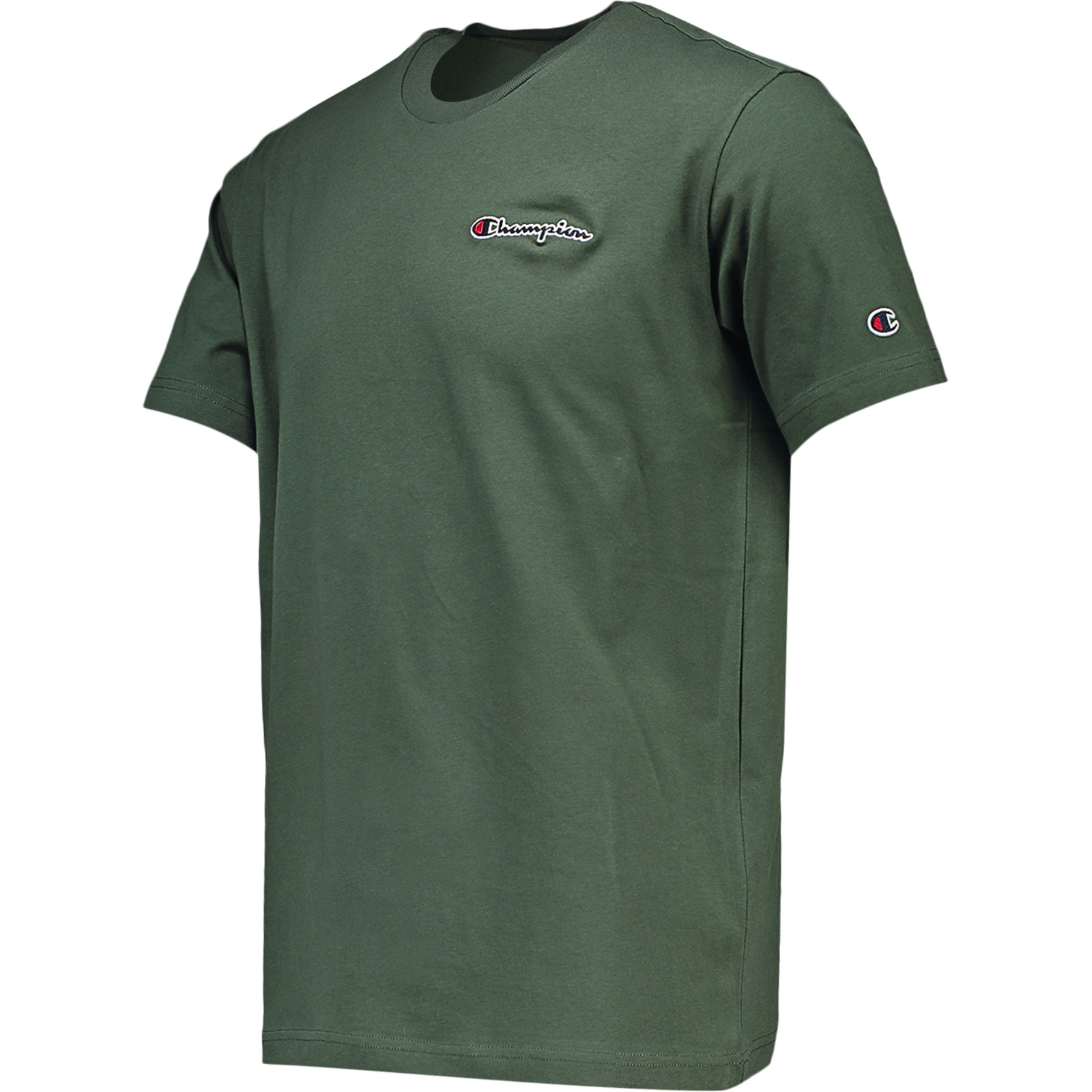 Champion Herren-T-Shirt Crewneck M, olive
