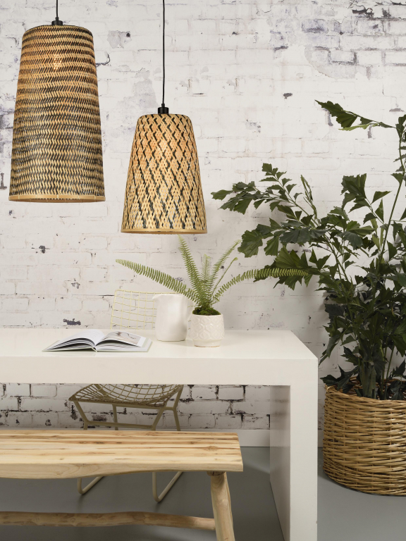 Good&Mojo Kalimantan hanglamp Ø34 bamboe small