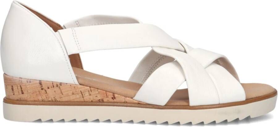 Gabor 782 Sandalen Met Sleehak Dames Wit