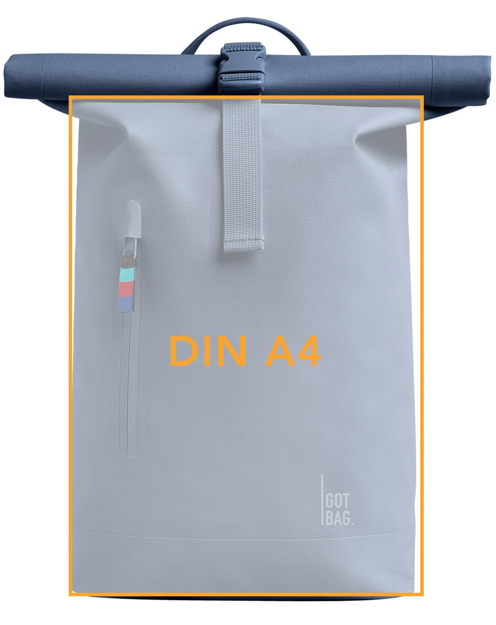 Rucksack ROLLTOP SMALL (40x40x8) in bay blue