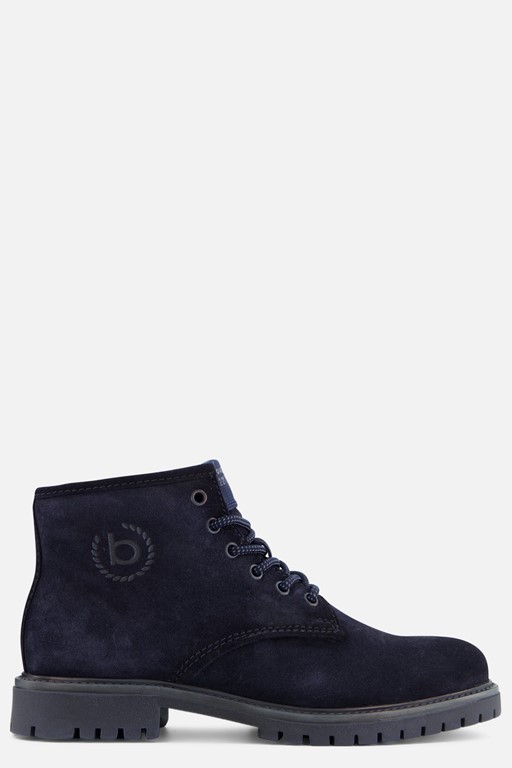 Bugatti Blaco Veterboots blauw Suede