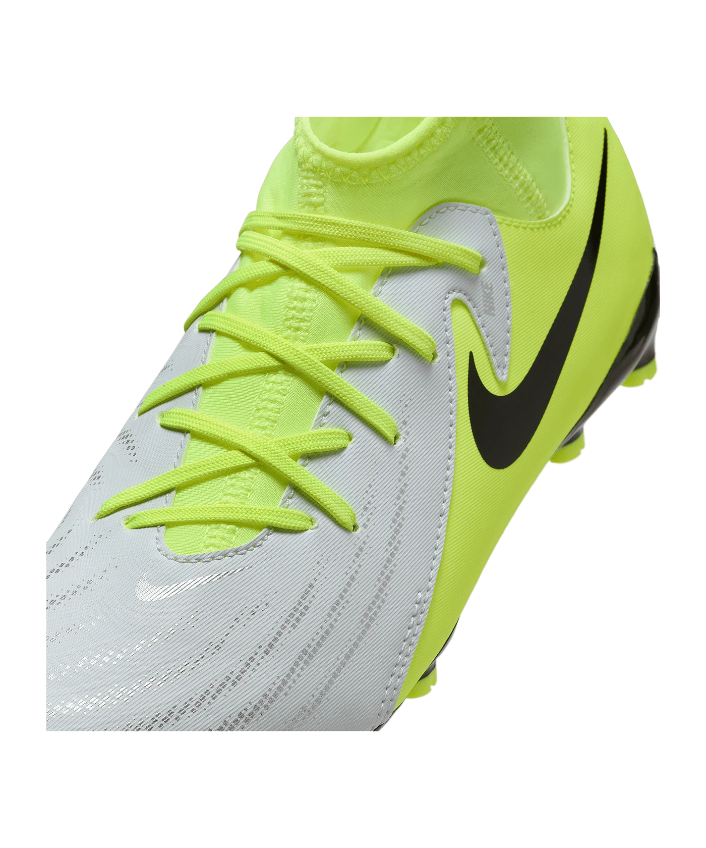 Nike Jr Phantom Luna II Academy FG/MG Mad Voltage Silber Schwarz F003