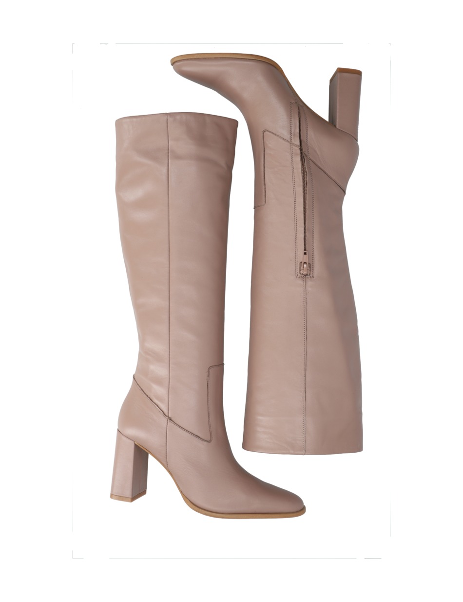Glattleder Stiefel