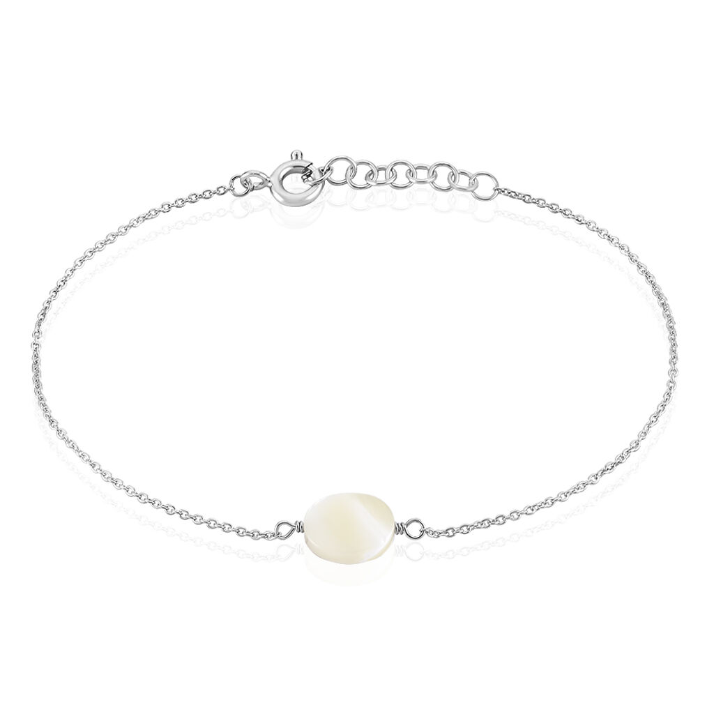 Bracelet Sirene Argent Blanc Nacre