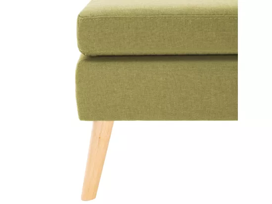 Repose-pied Vert Tissu