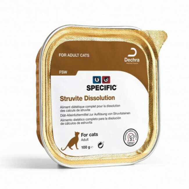 Pâtée Specific pour chats FSW Struvite Dissolution