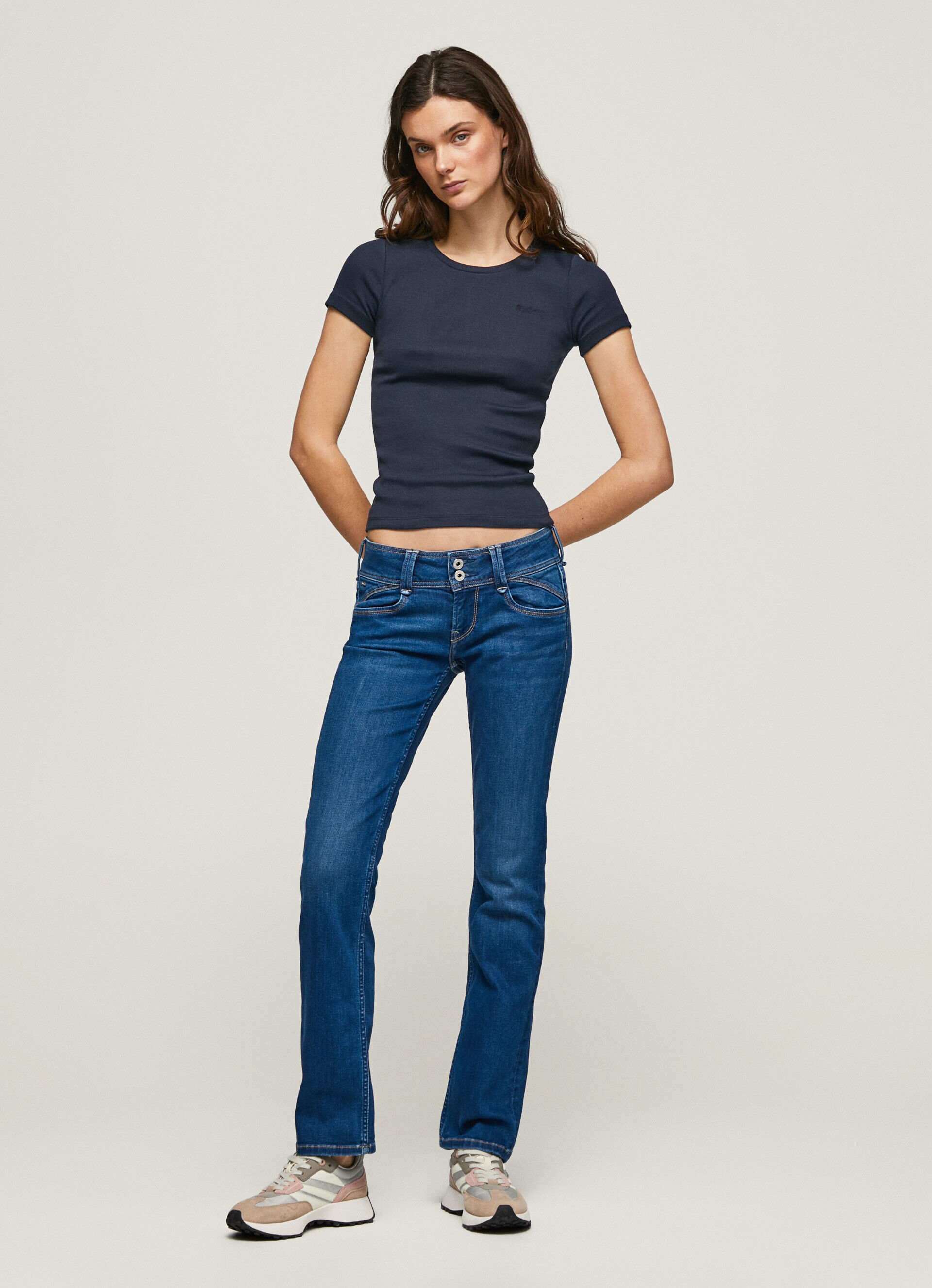 CALÇA JEANS NEW GEN REGULAR FIT CINTURA MÉDIA - jeans