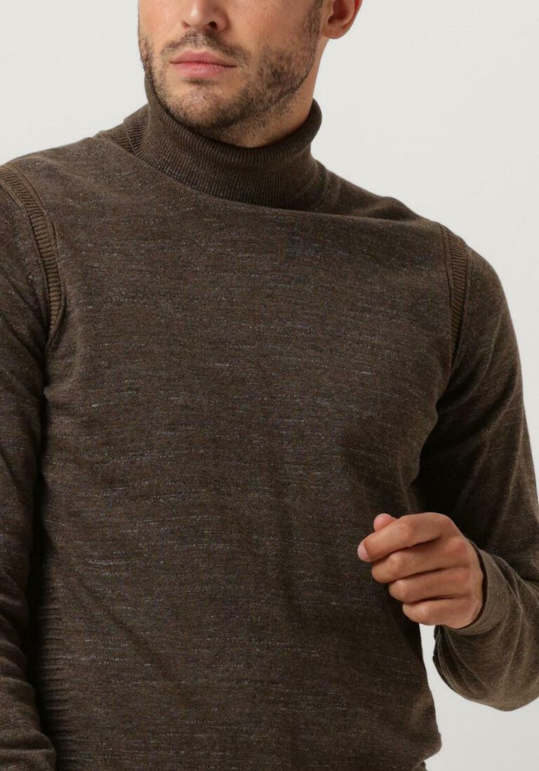 CAST IRON bruine cast iron coltrui turtleneck cotton heather plated